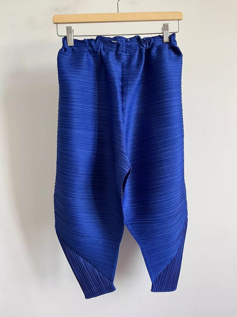 Issey Miyake Issey Miyake size:1 Blue pleated pants Size 28" / US 6 / IT 42 - 1 Thumbnail