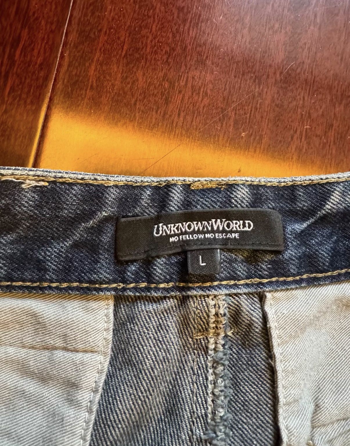Unknown London UNKNOWNWORLD Cargo Jeans J40 Size US 36 / EU 52 - 3 Thumbnail