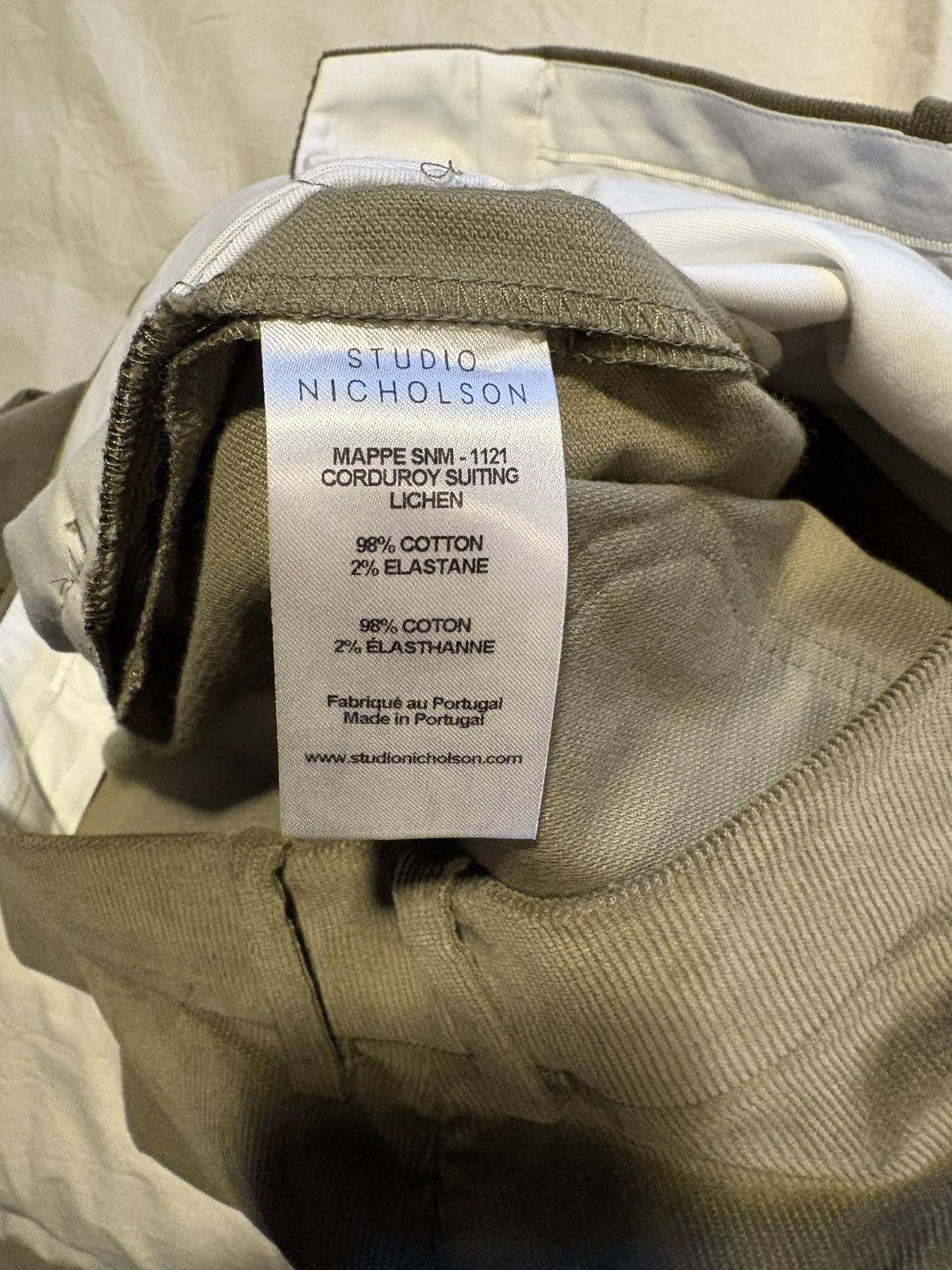 Studio Nicholson Studio Nicholson wide leg corduroy trousers. Size US 31 - 6 Thumbnail