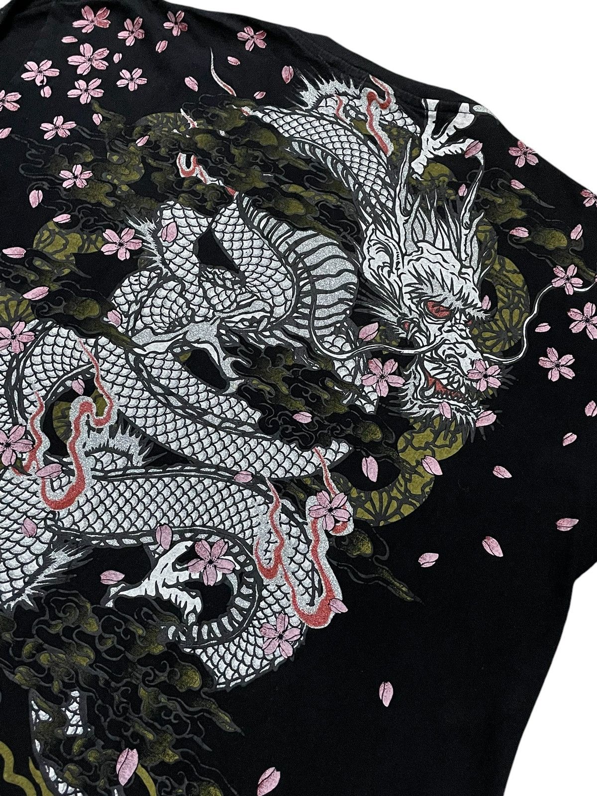 Hysteric Glamour × KMRii × Le Grande Bleu (L.G.B.) Cure All Japan Sukajan Dragon Spread Large Tattoo Yakuza Tee Size US XL / EU 56 / 4 - 7 Thumbnail