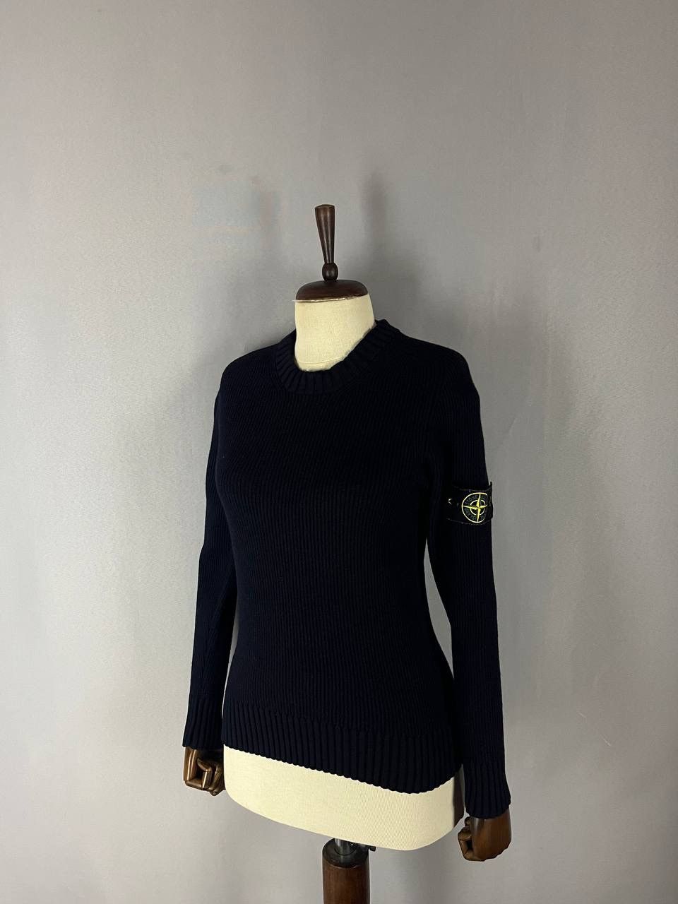 Stone Island Stone Island Sweater Navy Wool Size US L / EU 52-54 / 3 - 1 Thumbnail