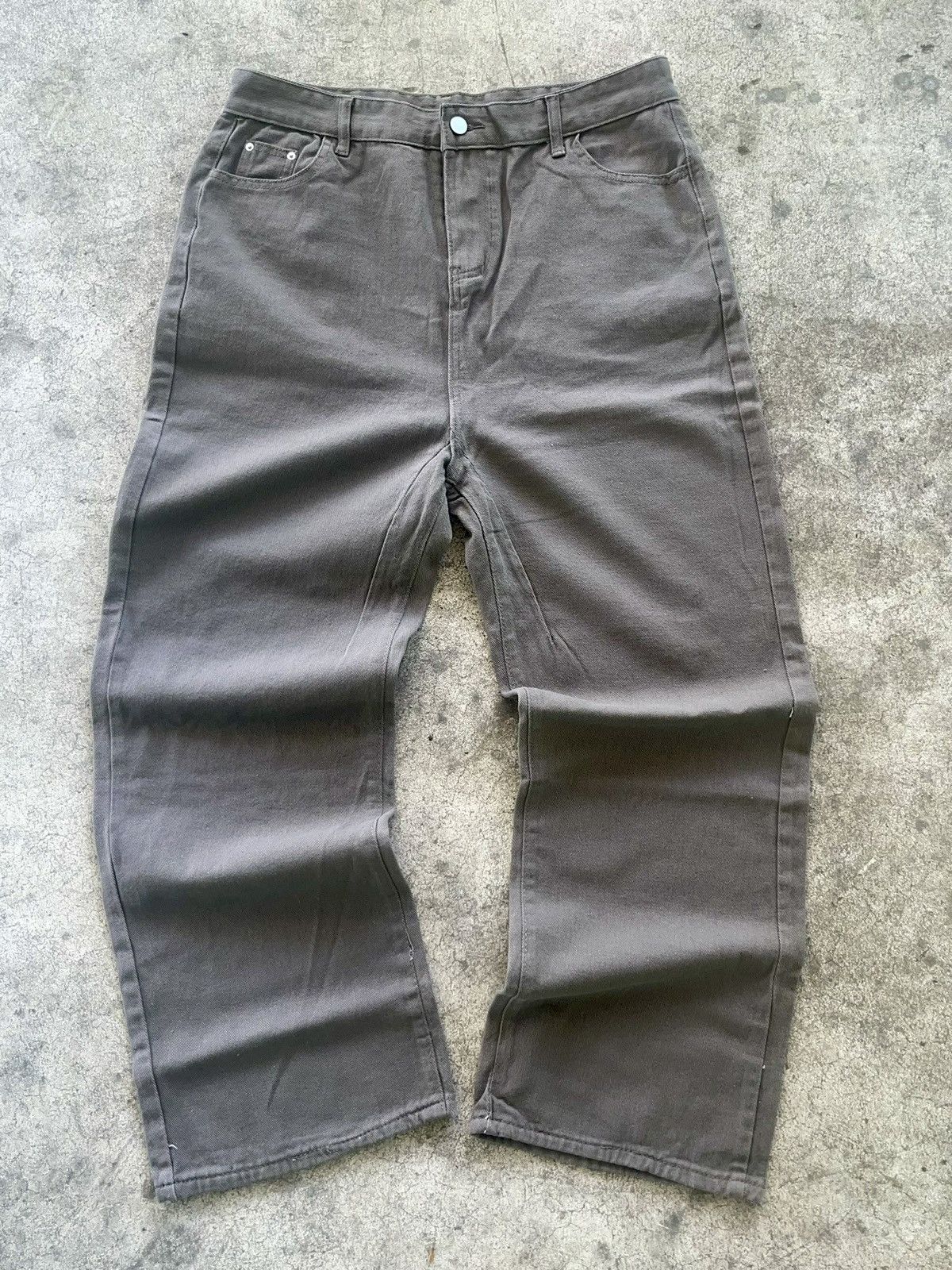 Japanese Brand Coffee Faded Baggy Denim Pants Size US 38 / EU 54 - 1 Thumbnail