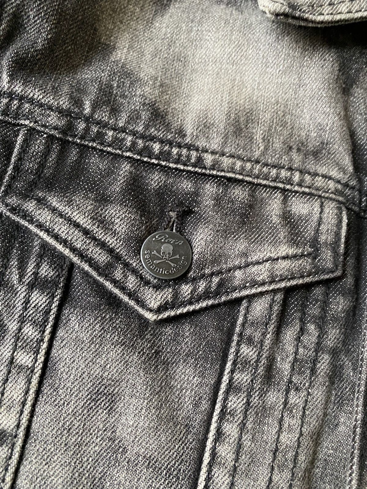 Roen Roen X Semantic Design Bleached Distressed Denim Jacket Size US M / EU 48-50 / 2 - 10 Thumbnail
