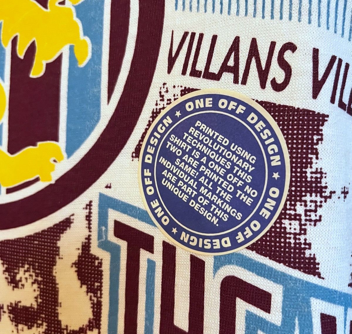 Vintage Aston Villa KT Sports AOP Kick Sportswear t shirt XL Size US XL / EU 56 / 4 - 9 Thumbnail