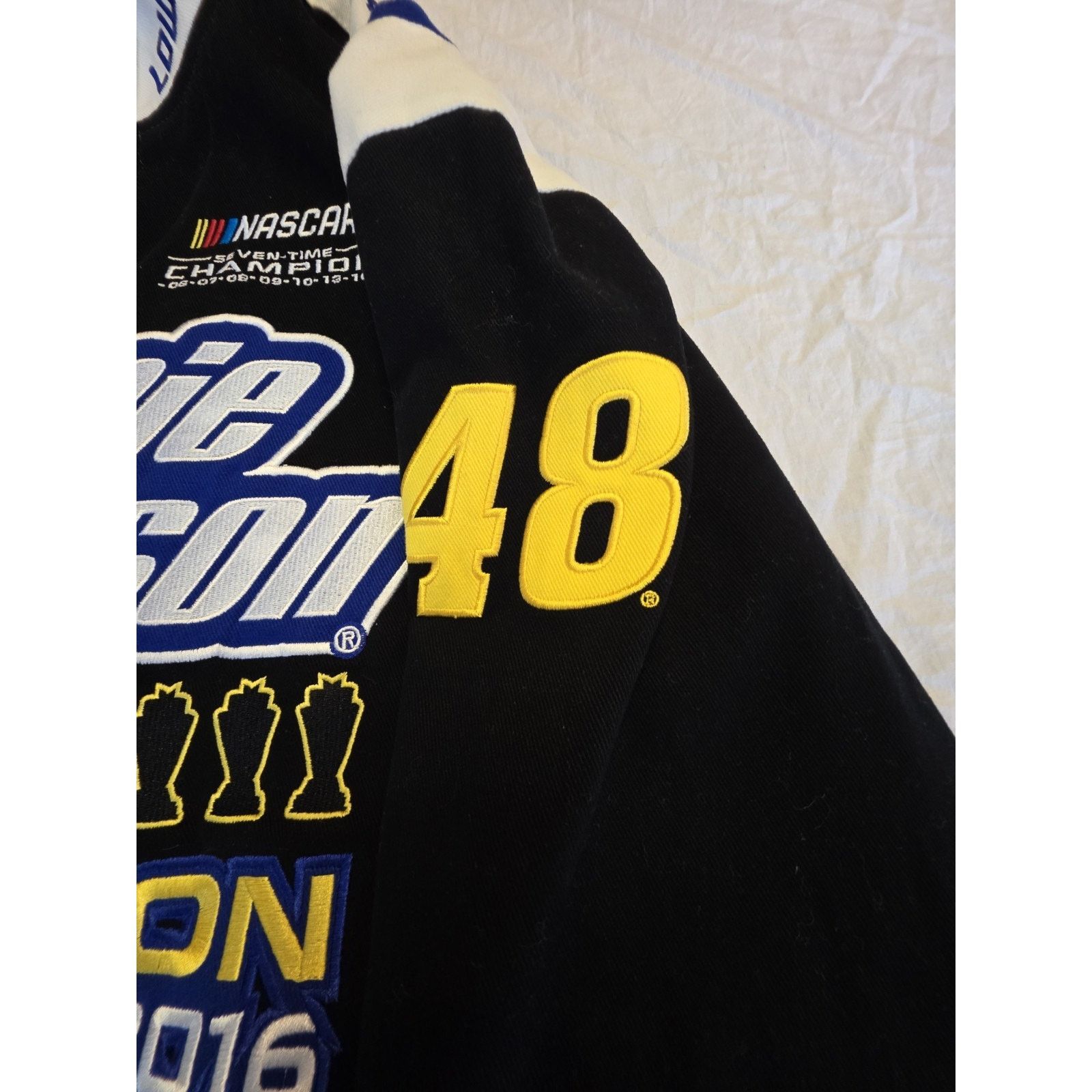 NASCAR Jimmie Johnson #48 7x Championship Motorsports Jacket XL Size 40 - 4 Thumbnail