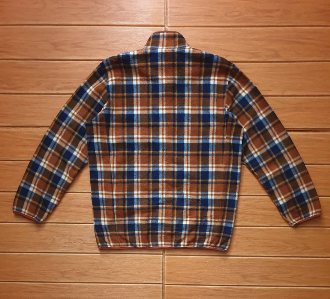 Japanese Brand Uniqlo checkered Japanese brand Fleece Sweater Size US L / EU 52-54 / 3 - 7 Thumbnail