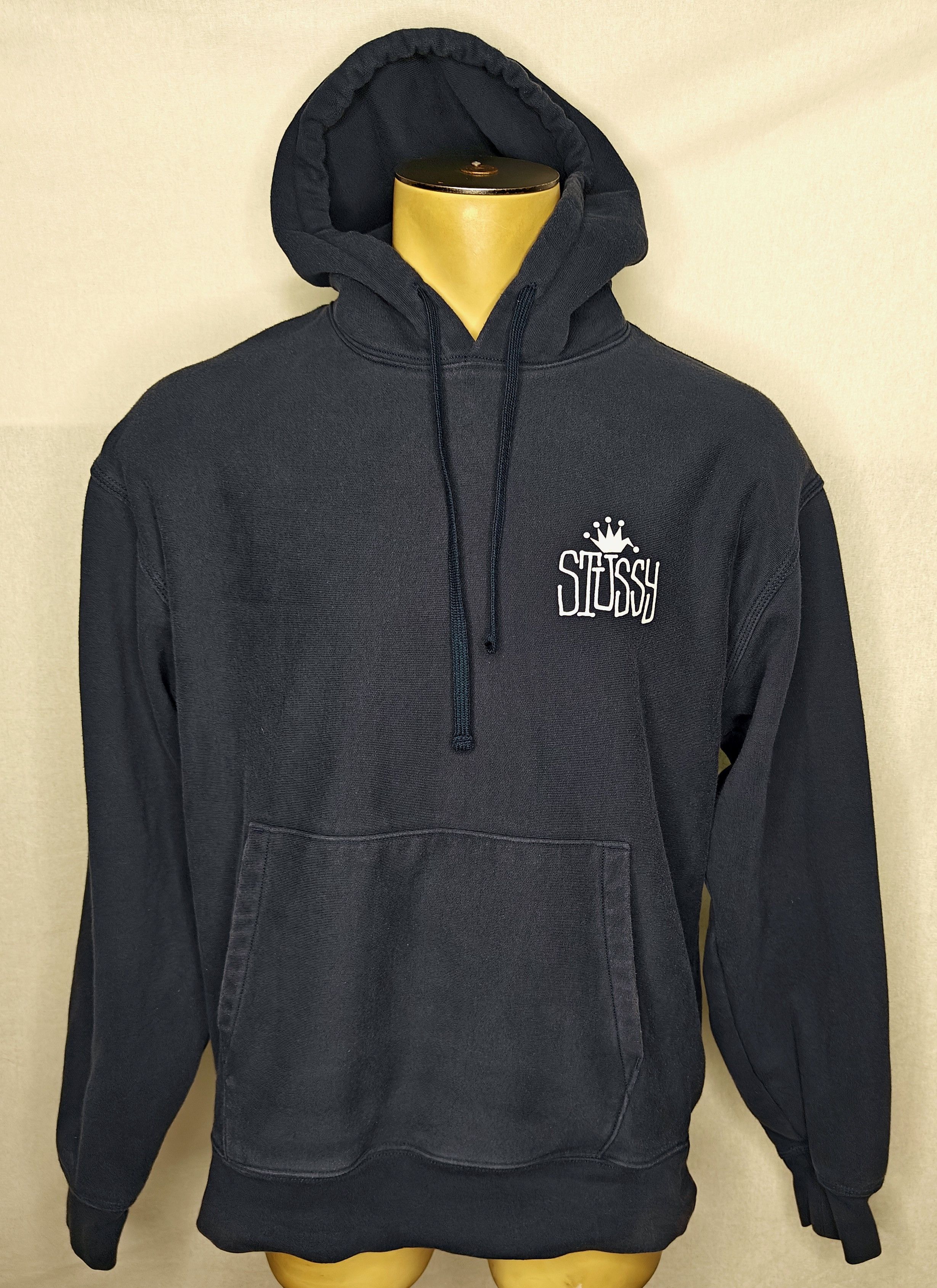 Stussy Stussy International Crew blue pullover hoodie sweatshirt Size US L / EU 52-54 / 3 - 2 Thumbnail