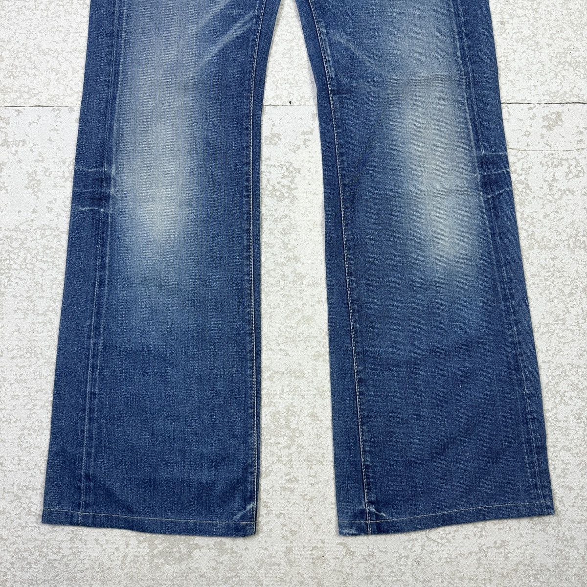 If Six Was Nine × Replay 2000s Vintage Replay Flare Blue Jeans Size 28" / US 6 / IT 42 - 6 Thumbnail