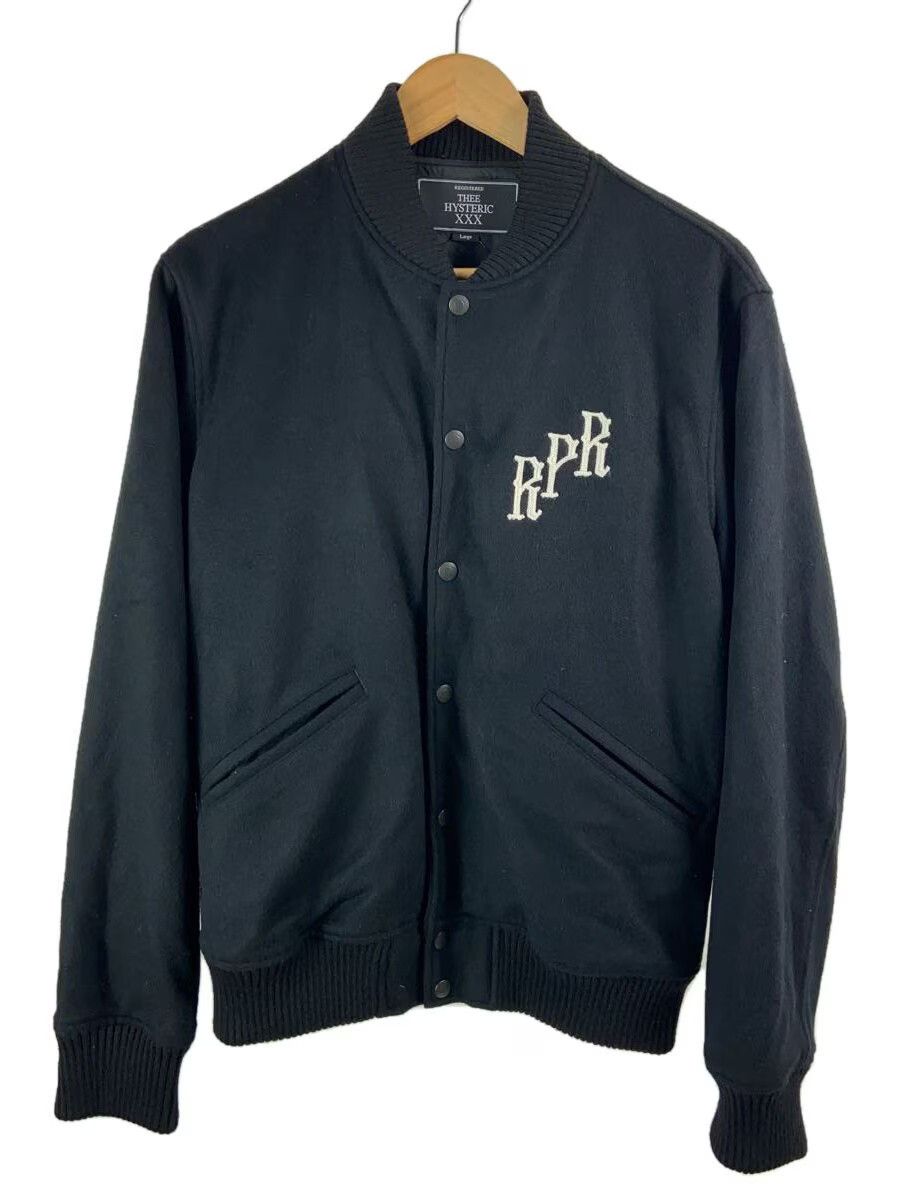 Hysteric Glamour Hysteric Glamour Wool Stadium Jacket Black Size US L / EU 52-54 / 3 - 1 Thumbnail