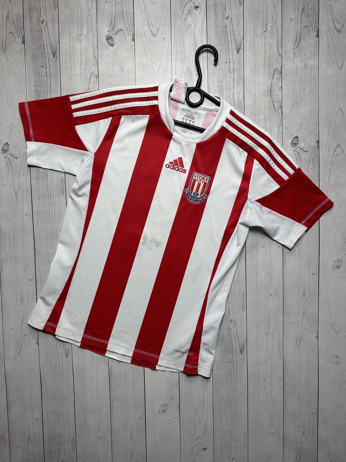 Adidas × Vintage Vintage adidas Stoke city size Xs 25 Crouch soccer jersey Size US XS / EU 42 / 0 - 2 Thumbnail