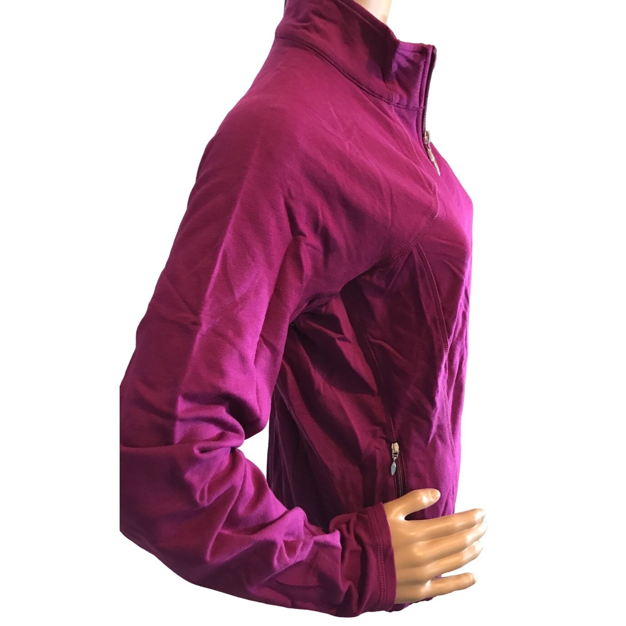 Vintage Christine Alexander Medium Purple Cotton Track Jacket Dance Size M / US 6-8 / IT 42-44 - 2 Thumbnail