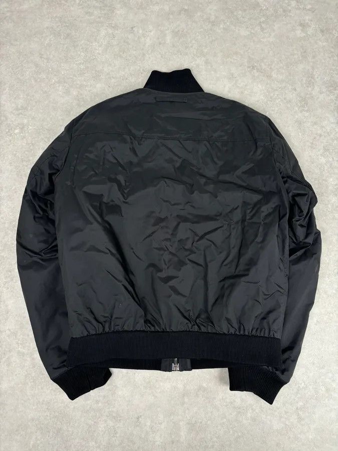 Prada AW2007 Prada Black Nylon Linea Rossa Bomber Jacket Size US L / EU 52-54 / 3 - 5 Thumbnail