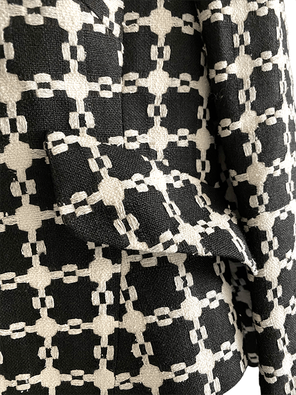 Akris Graphic black and white short blazer Size M / US 6-8 / IT 42-44 - 5 Thumbnail