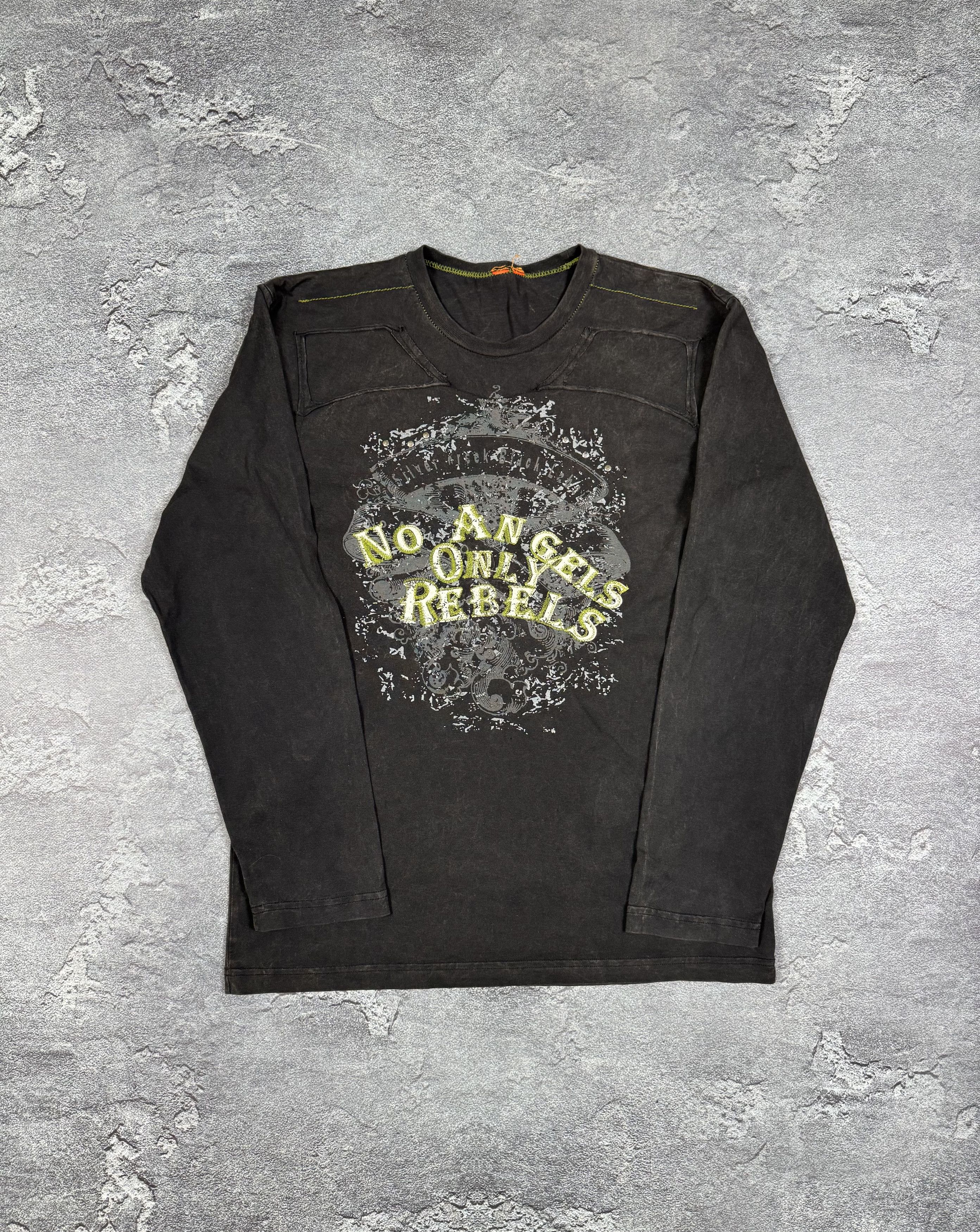 If Six Was Nine Y2K Faded 2000s Long Sleeve Shirt Avant Garde Opium Size US XL / EU 56 / 4 - 1 Thumbnail