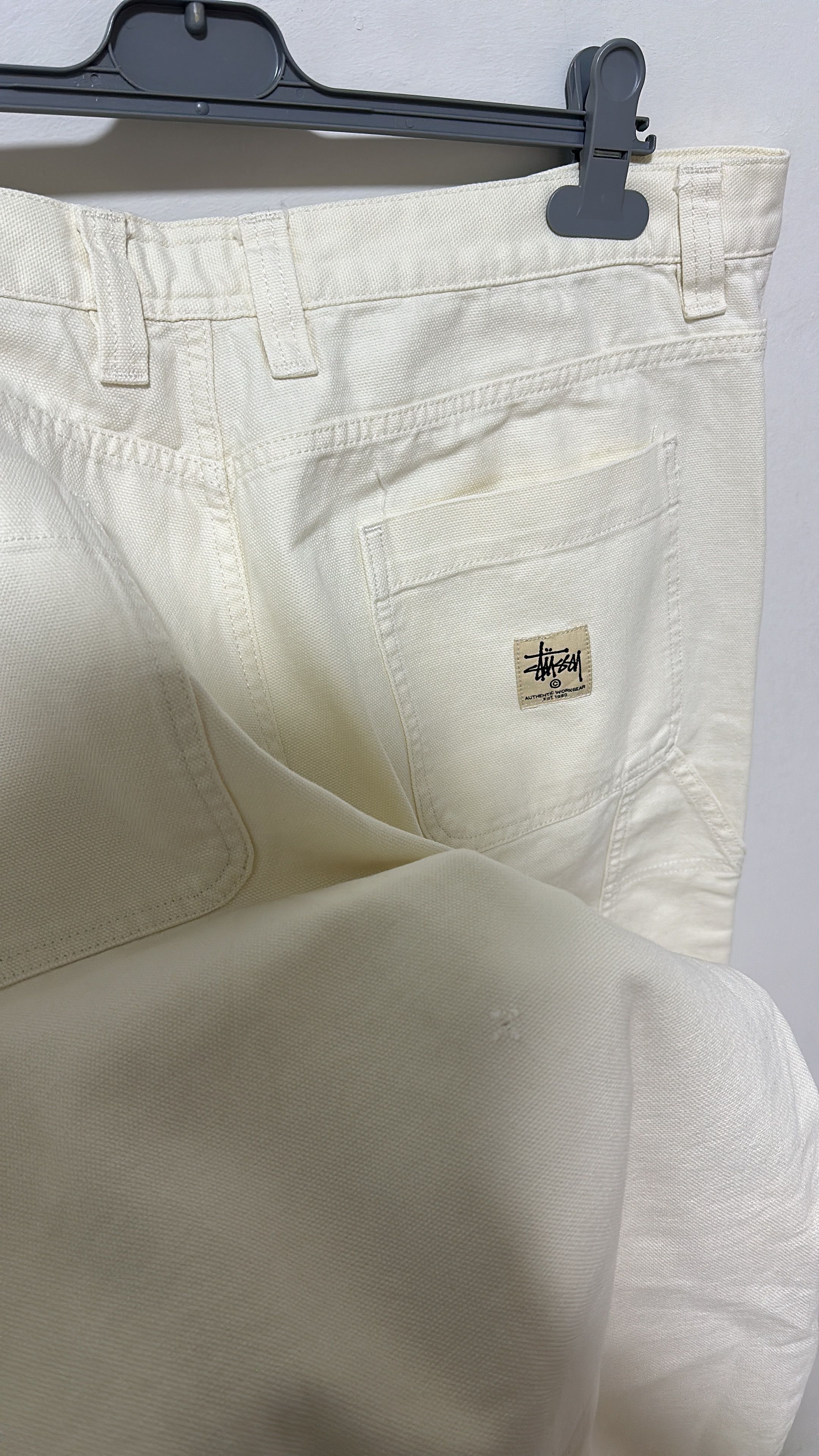 Stussy Stussy Double Knee Work Pant Bone 38 Size US 38 / EU 54 - 4 Thumbnail