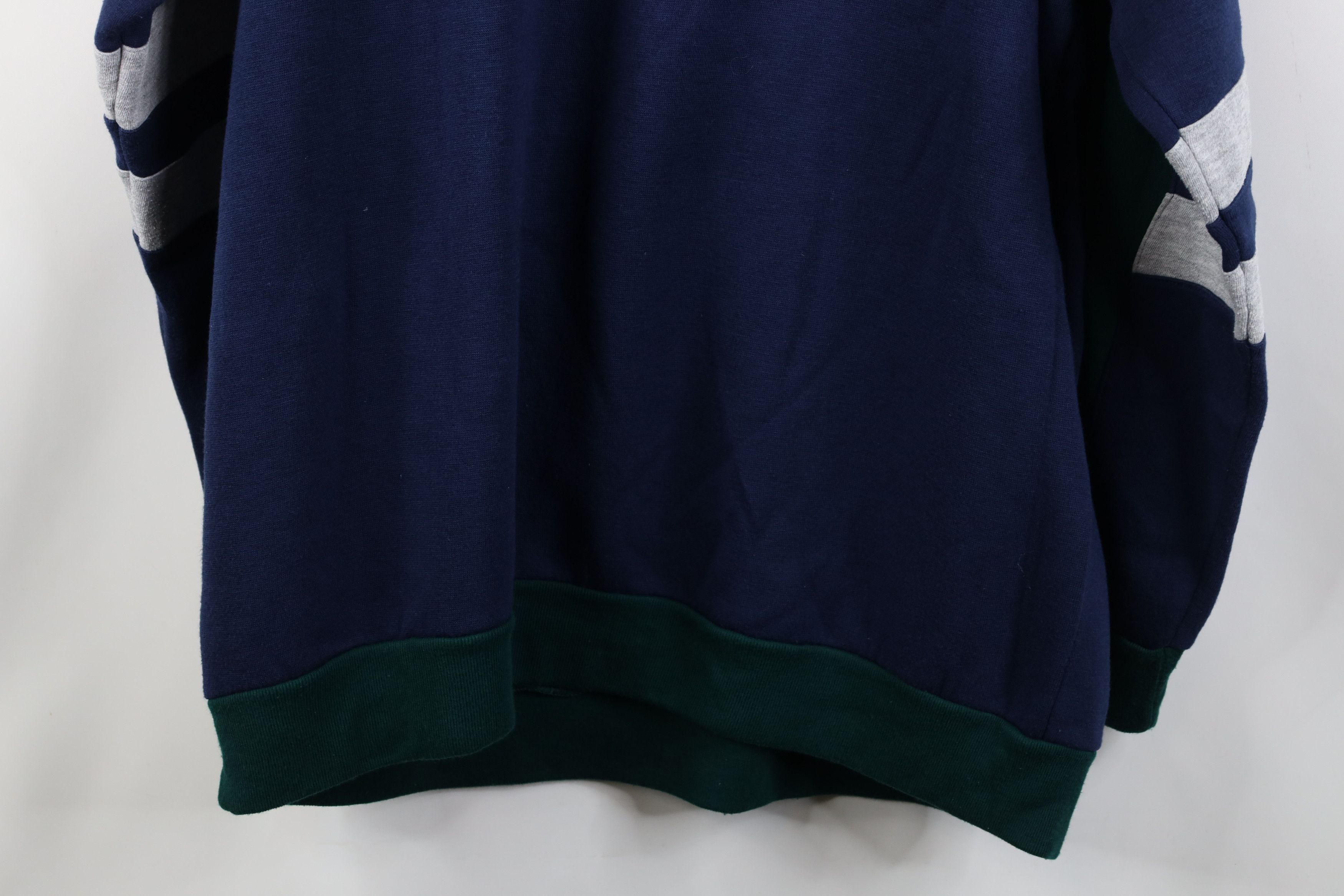 Vintage Vintage 90s Streetwear Block Striped Crewneck Sweatshirt Size US XL / EU 56 / 4 - 12 Thumbnail