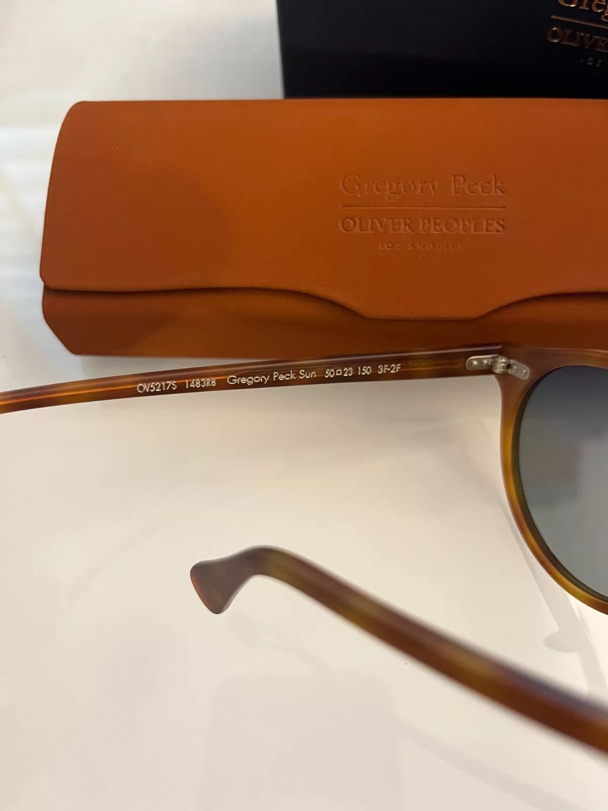 Oliver Peoples Gregory Peck Sun 47mm Semi-Matte LBR /Blue Photoch Size ONE SIZE - 7 Thumbnail