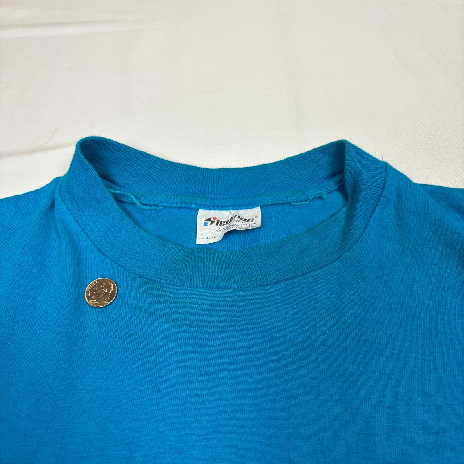 Vintage Vintage 80s Stedman Super Hi Cru Pocket T Shirt Men's Large Size US L / EU 52-54 / 3 - 9 Thumbnail