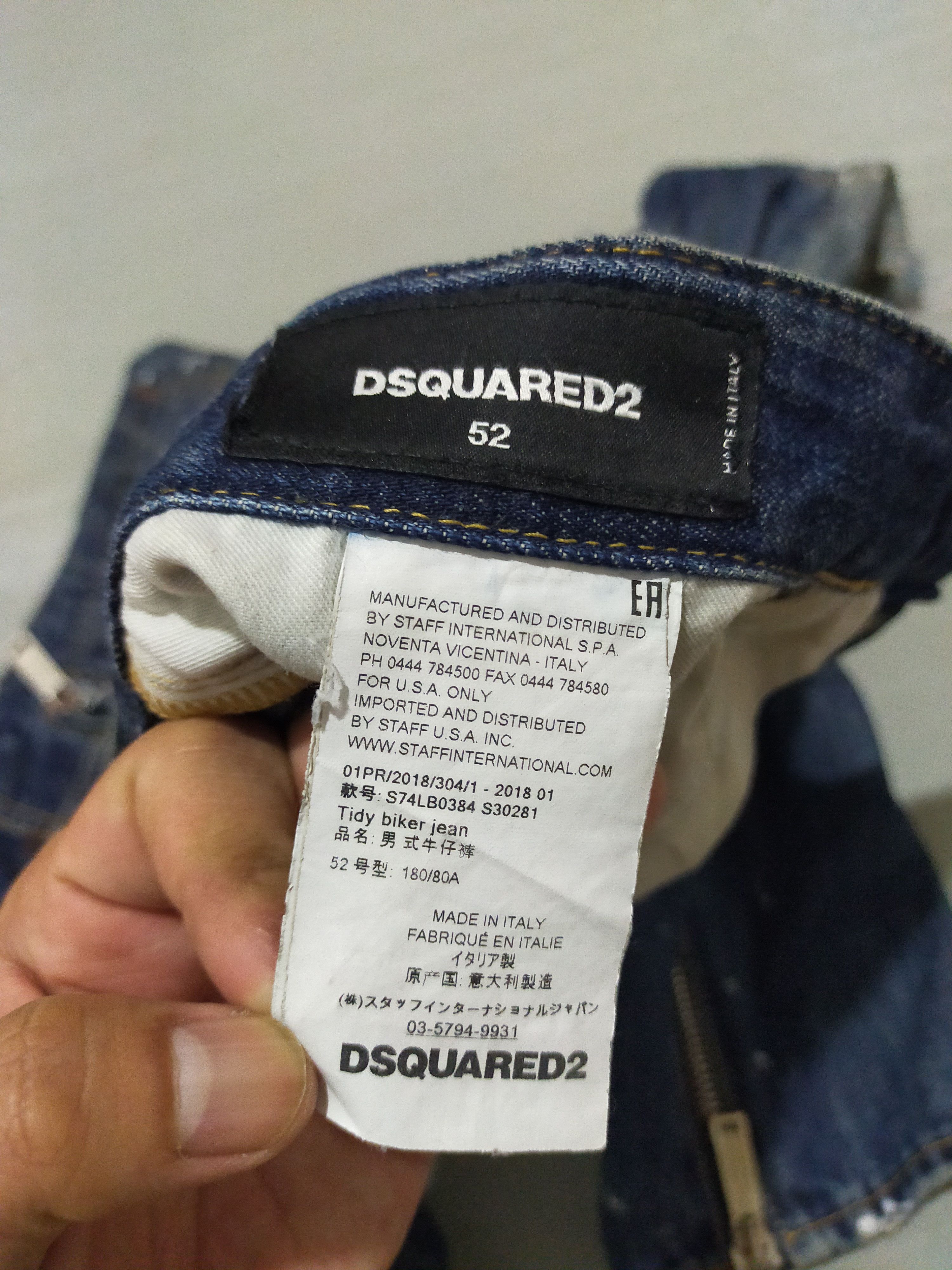 Dsquared2 DISTRESSED DSQUARED2 JEANS Size US 34 / EU 50 - 6 Thumbnail
