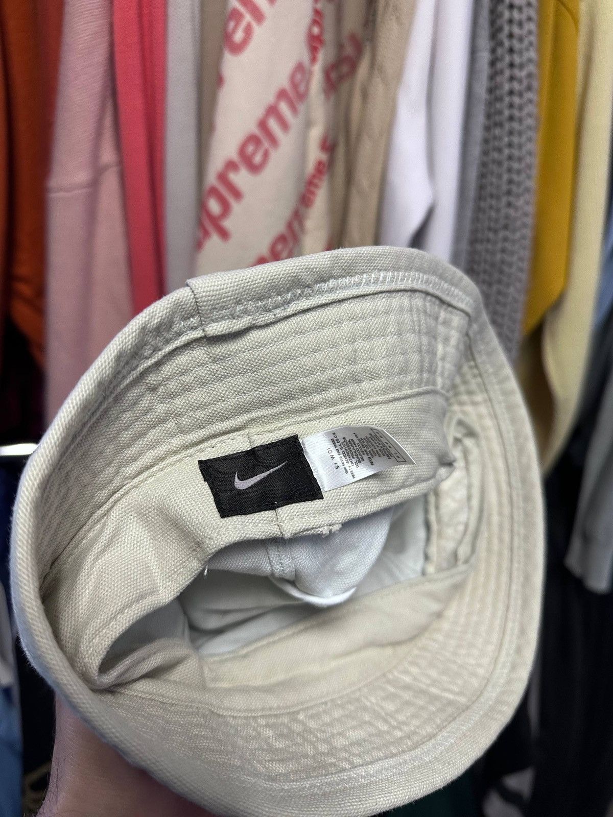 Nike Vintage 90s Nike Swoosh Bucket Hat Panama Y2K Os Size ONE SIZE - 4 Thumbnail