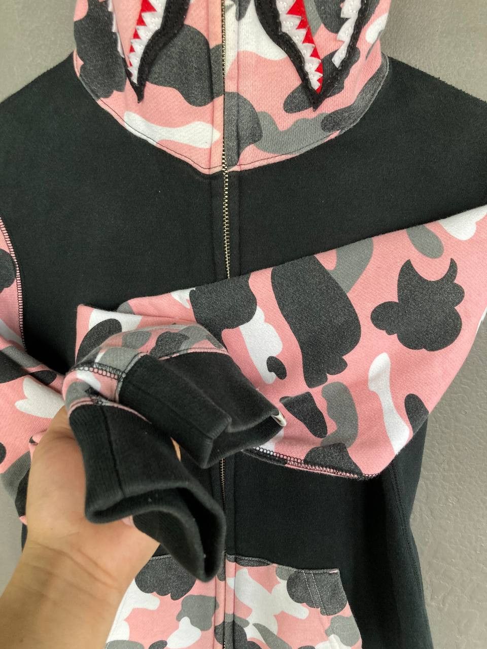 Bape Bape Block Camo Shark Fullzip Hoodie Size S / US 4 / IT 40 - 7 Thumbnail