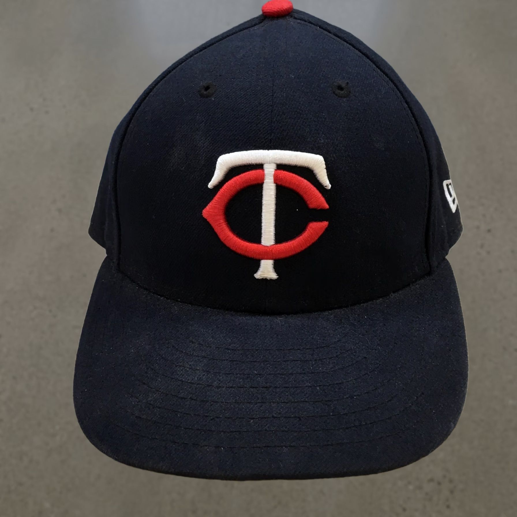 New Era New Era Minnesota Twins Baseball Cap Mens Blue 7 Adjustable Embroidered Logo Size ONE SIZE - 1 Thumbnail