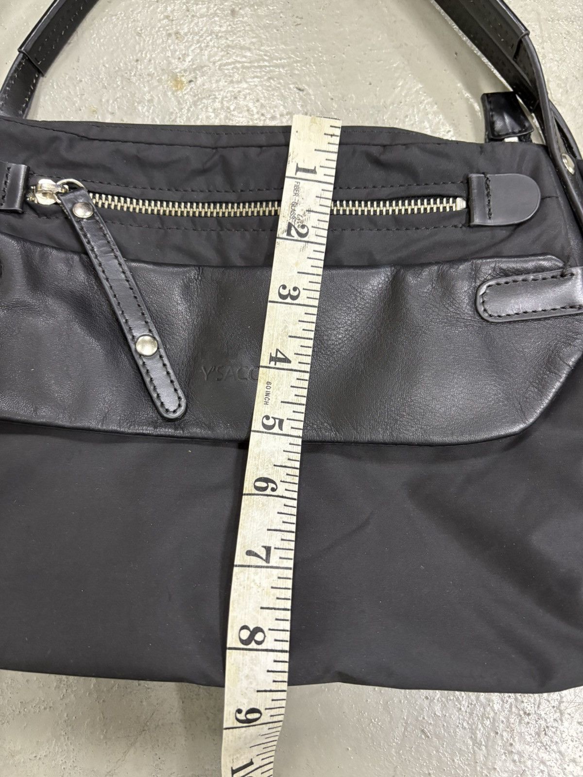 Yohji Yamamoto Yohji Yamamoto Y'SACCS bag black bag leather pocket design Size ONE SIZE - 13 Thumbnail