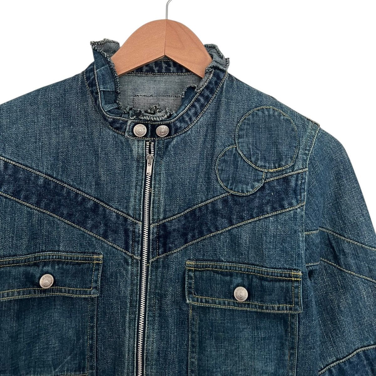 Undercover Undercover davf circle denim jacket Size US L / EU 52-54 / 3 - 2 Thumbnail