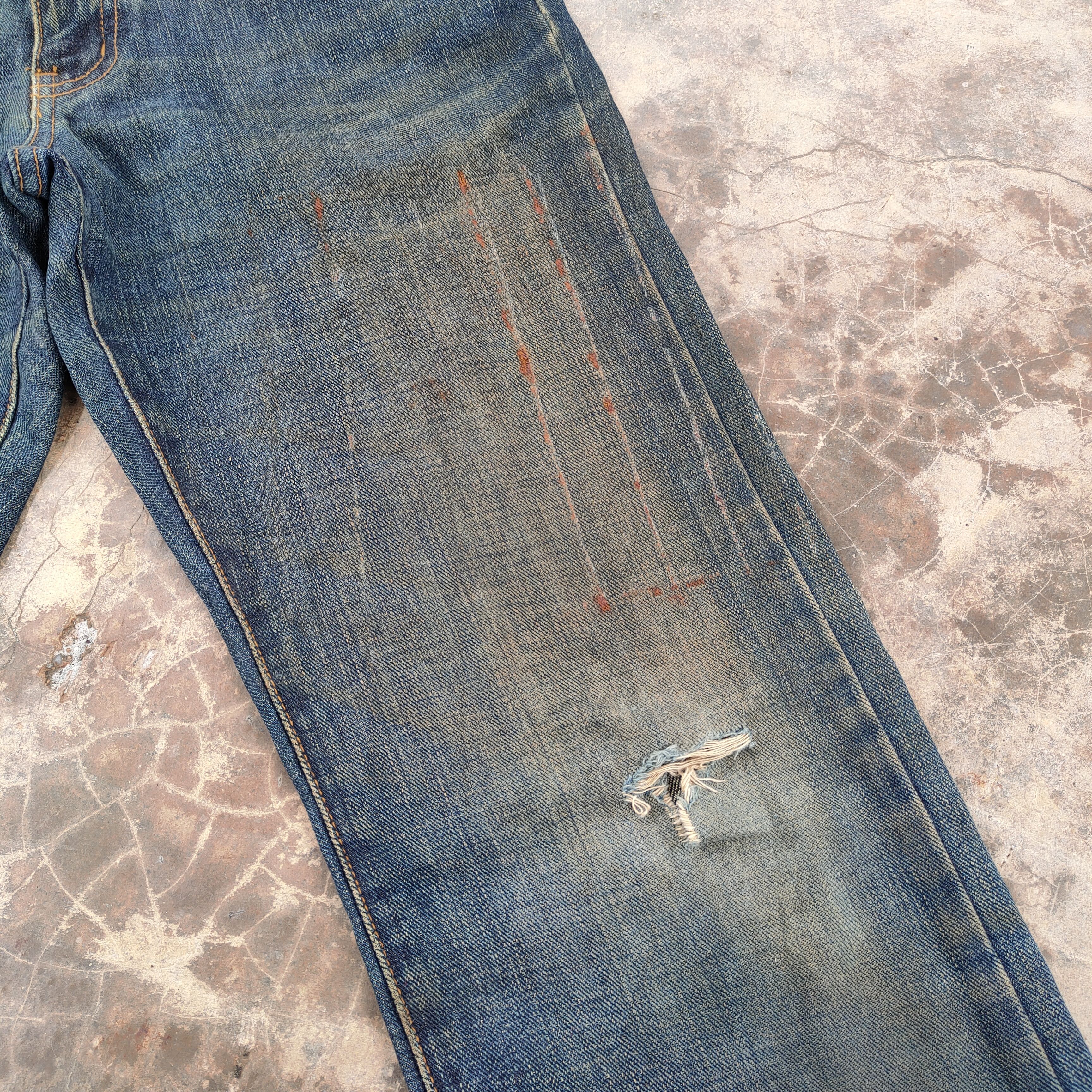 Japanese Brand VINTAGE JAPANESE RUSTY FADED JEANS DENIM PANTS Size US 29 - 5 Thumbnail