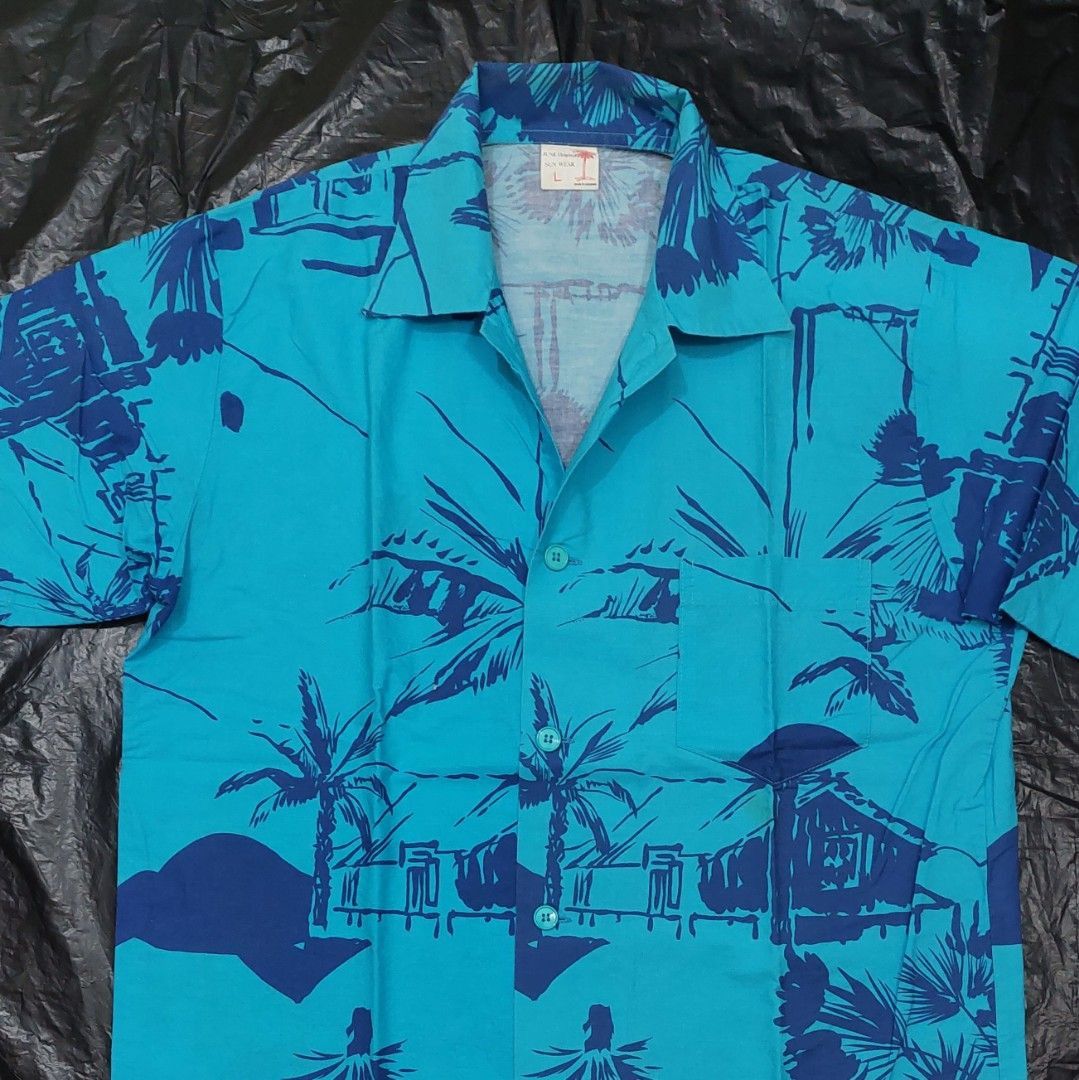 Japanese Brand June japan open collar Hawaiian shirt Size US L / EU 52-54 / 3 - 2 Thumbnail