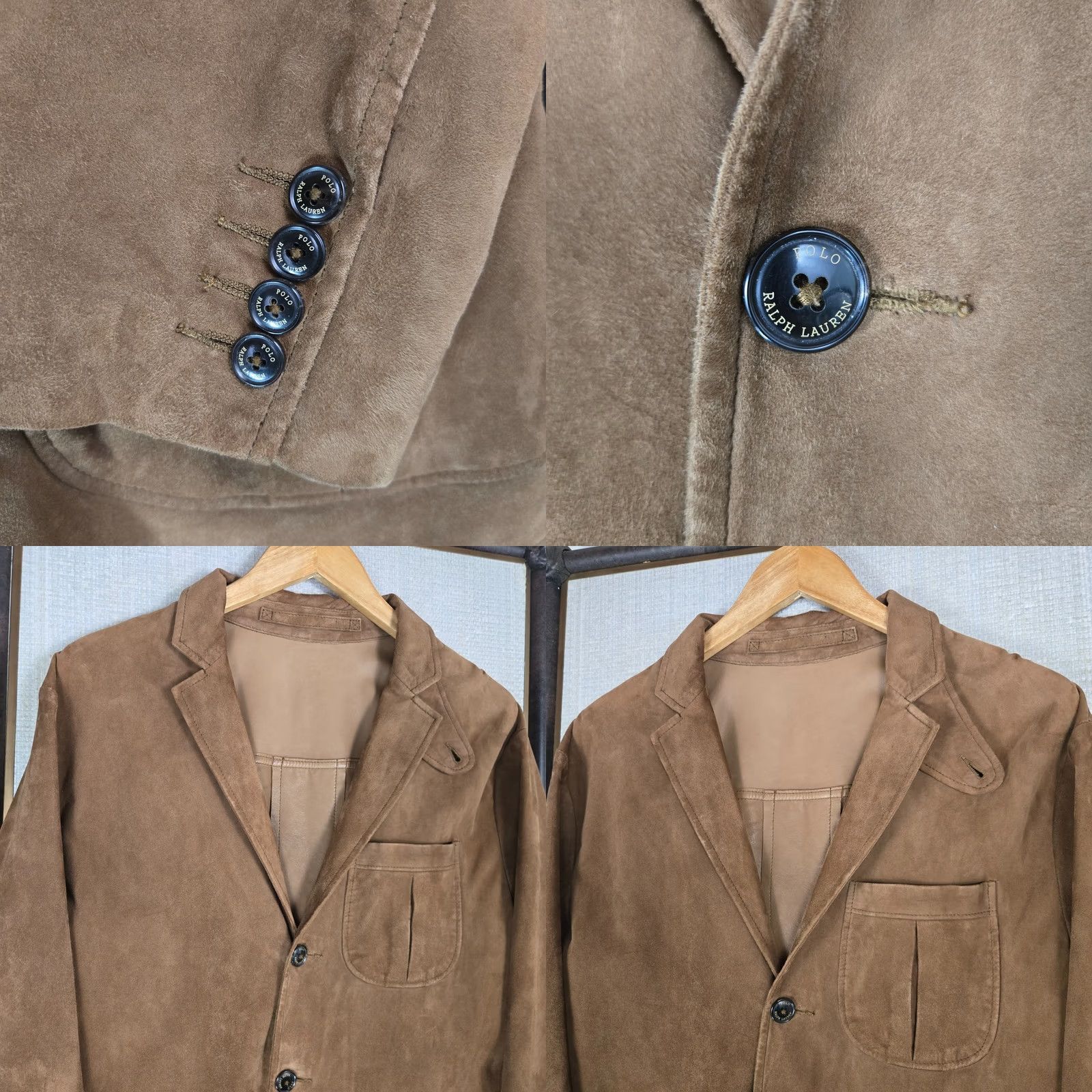 Polo Ralph Lauren Polo Ralph Lauren Jacket Mens S Brown Size 38R Soft Suede Hacking Lapels Leather Size US S / EU 44-46 / 1 - 10 Thumbnail