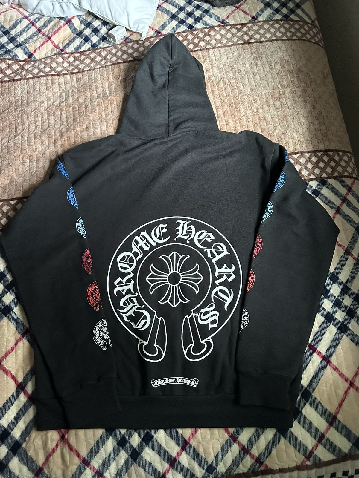 Chrome Hearts Chrome Hearts Multi color Horseshoe Logo Zip