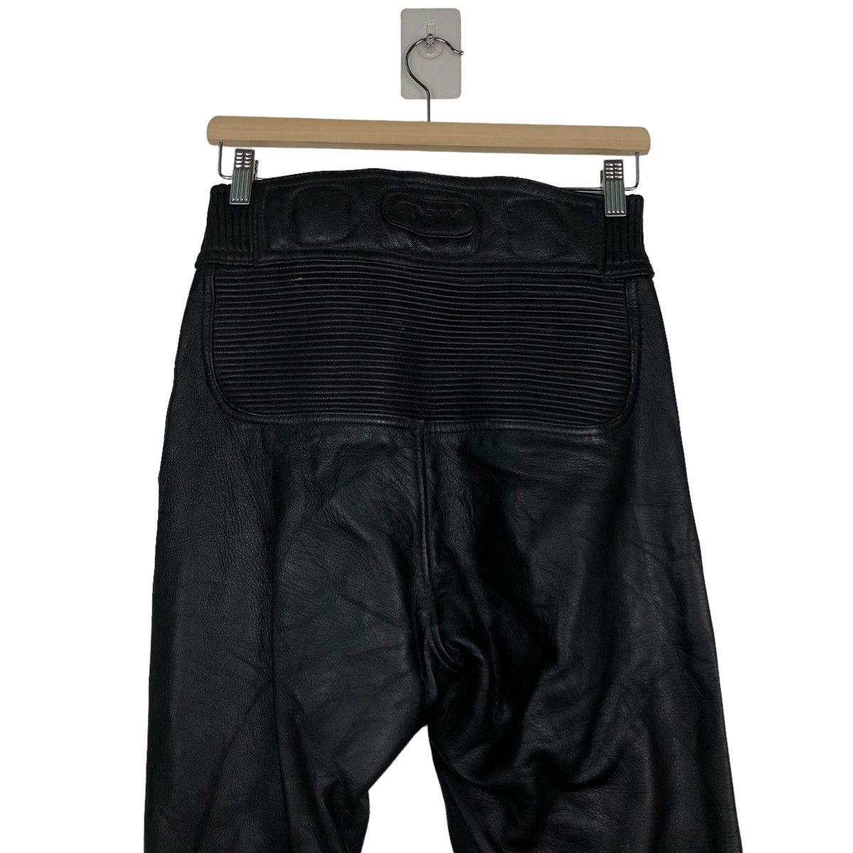 Genuine Leather 🔥90’s Vtg Biker Motor Cross Leather Pants Corin Motors Japan Size US 26 / EU 42 - 8 Thumbnail