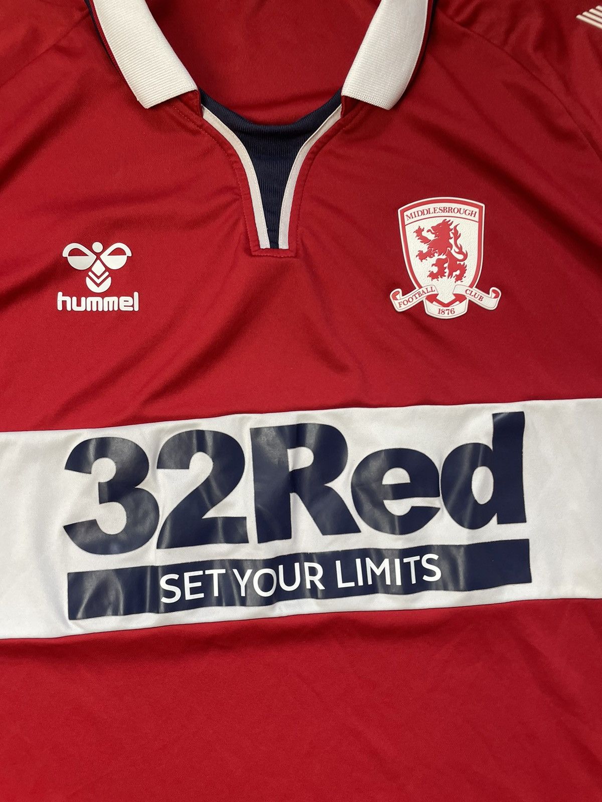 Hummel Middlesbrough Home football shirt 2020 - 2021 blockecore Size US XL / EU 56 / 4 - 5 Thumbnail