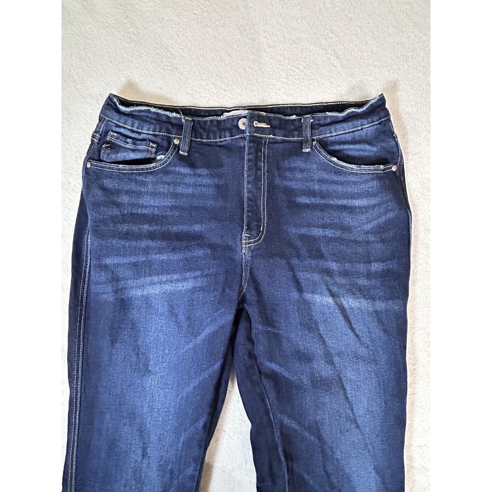 Other kancan jeans 15/31 Bootcut Distressed Dark wash Estilo Size 30" / US 8 / IT 44 - 2 Thumbnail
