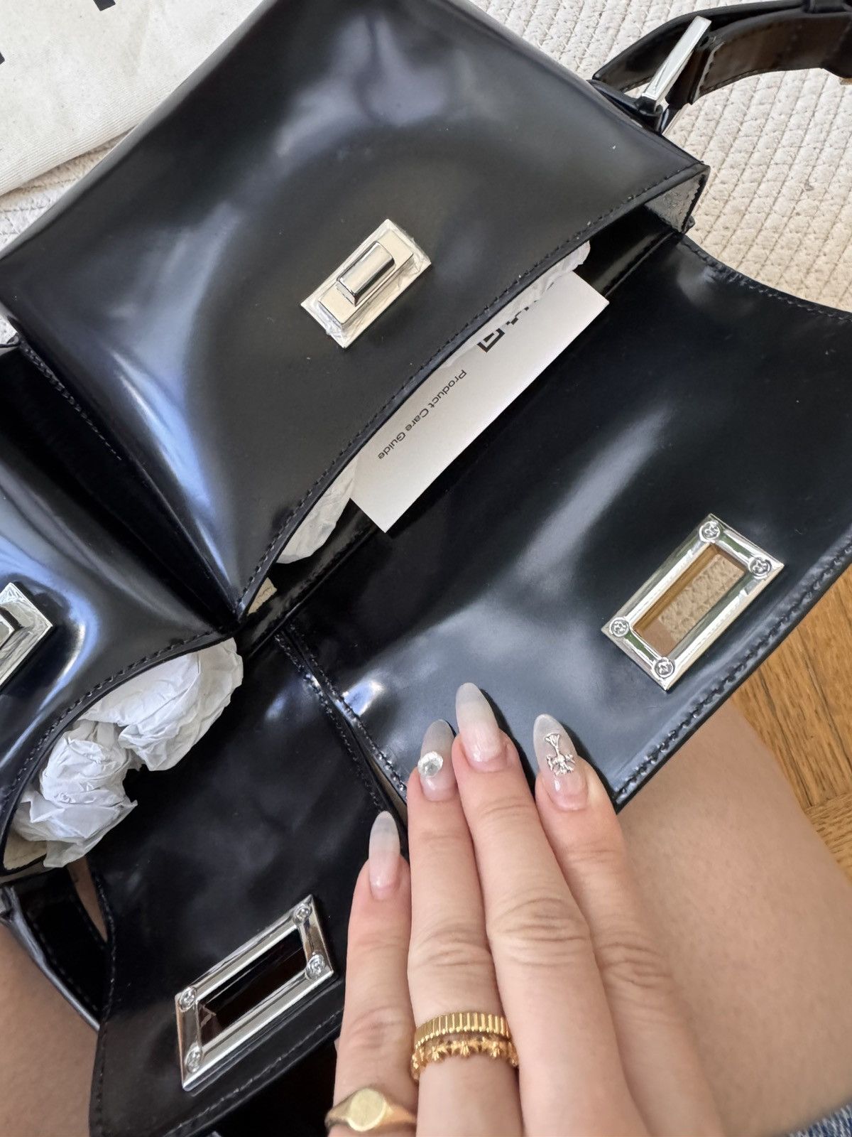 By Far By far Billy bag semi patent leather shoulder bag BNWT Size ONE SIZE - 8 Thumbnail