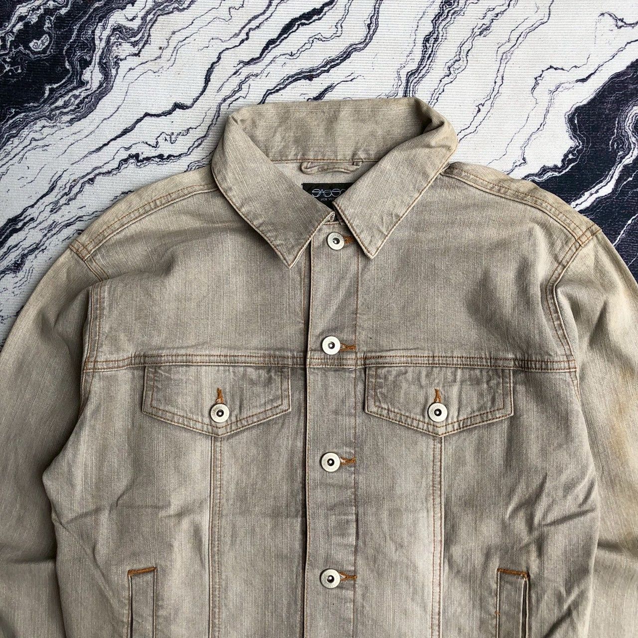 Designer Vintage Sasson New York Paris Denim Jackets Size M / US 6-8 / IT 42-44 - 3 Thumbnail