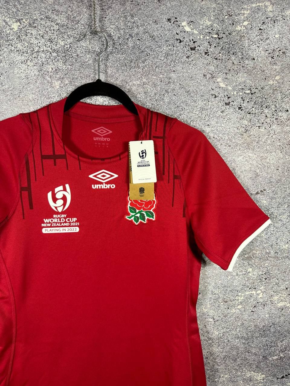 Umbro NWT England Rugby Jersey Women's UK12 Umbro ALT World Cup Size US S / EU 44-46 / 1 - 2 Thumbnail