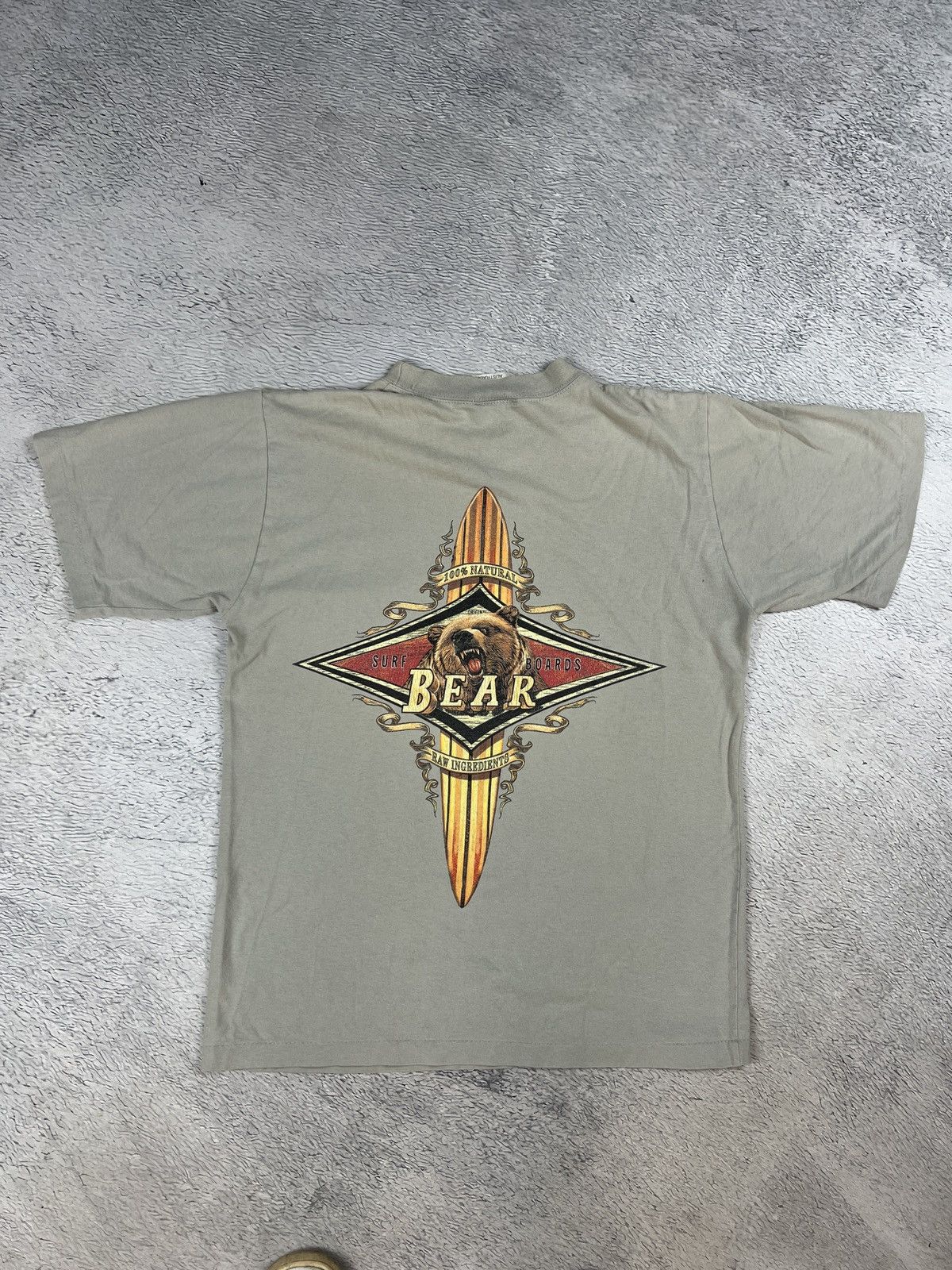 Japanese Brand × Vintage VINTAGE 1992 BEAR SURF BOARDS OG LOGO SURFING TEE Size US S / EU 44-46 / 1 - 1 Thumbnail