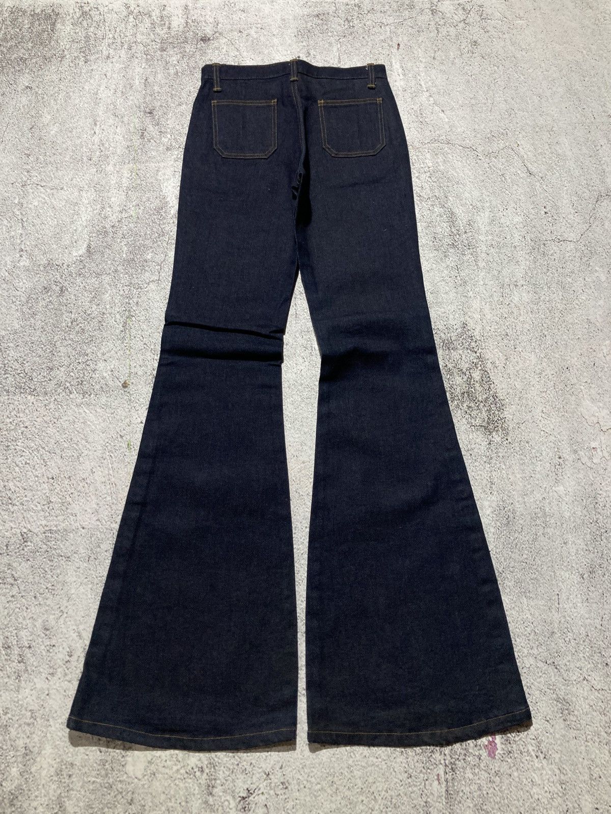 Japanese Brand 2000s Et-Boite Button Raw Denim Bootcut Flared Jeans Lgb Size US 26 / EU 42 - 12 Thumbnail