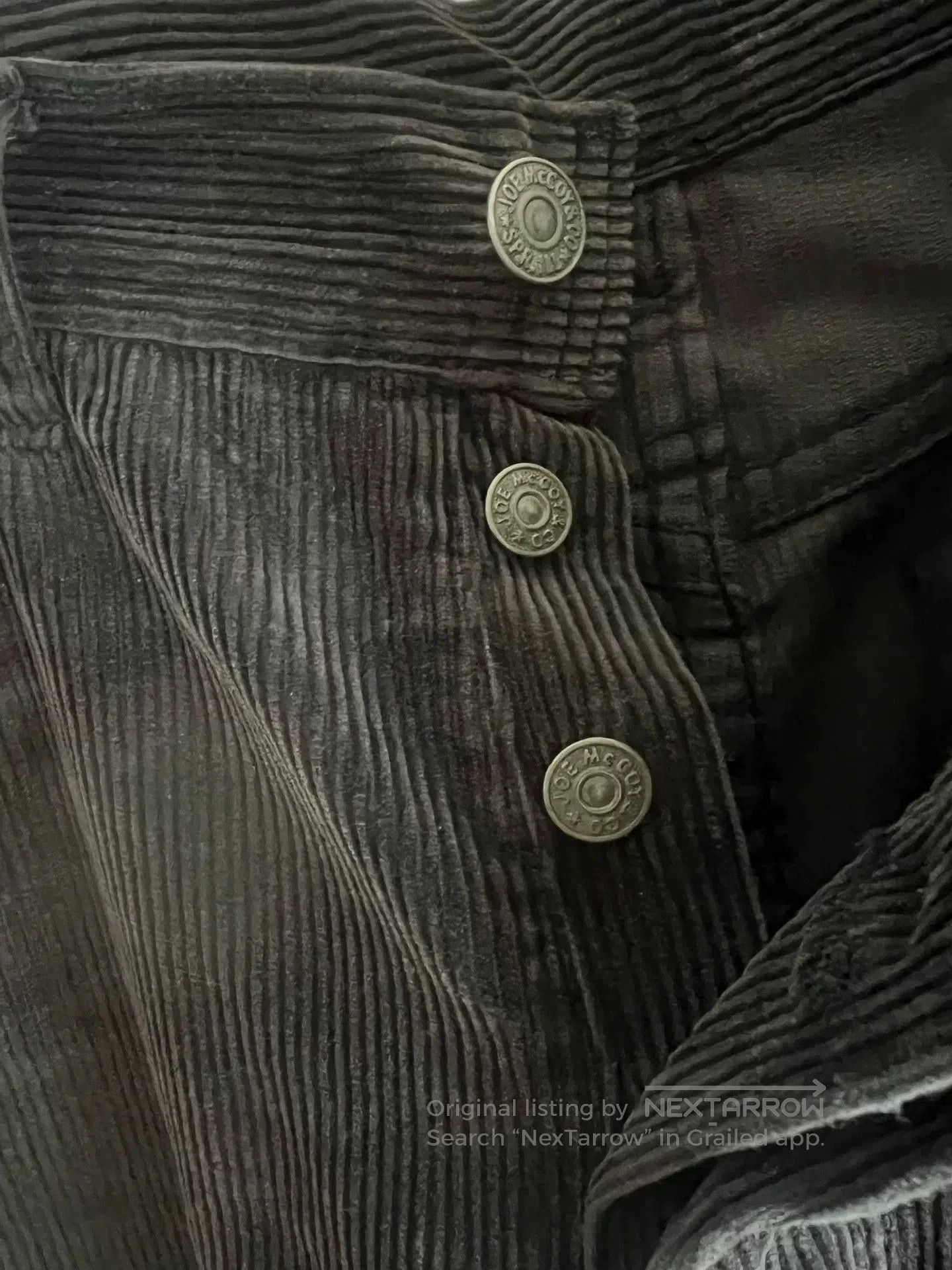 The Real McCoy's The Real McCoy's Corduroy Trousers, Size 34. Size US 34 / EU 50 - 5 Thumbnail