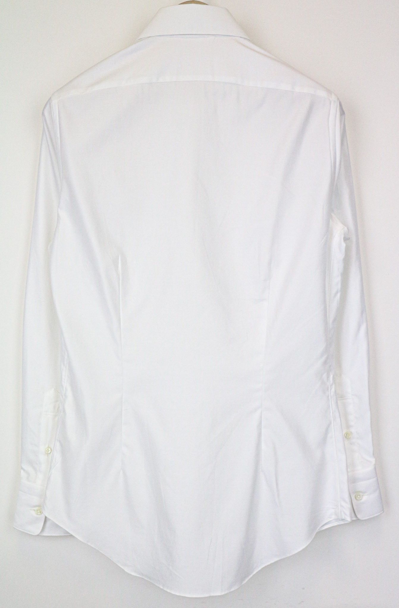 Suitsupply ~2XS Extra Slim Cotton White Cutaway Long Sleeve 77283 Size US XXS / EU 40 - 2 Thumbnail
