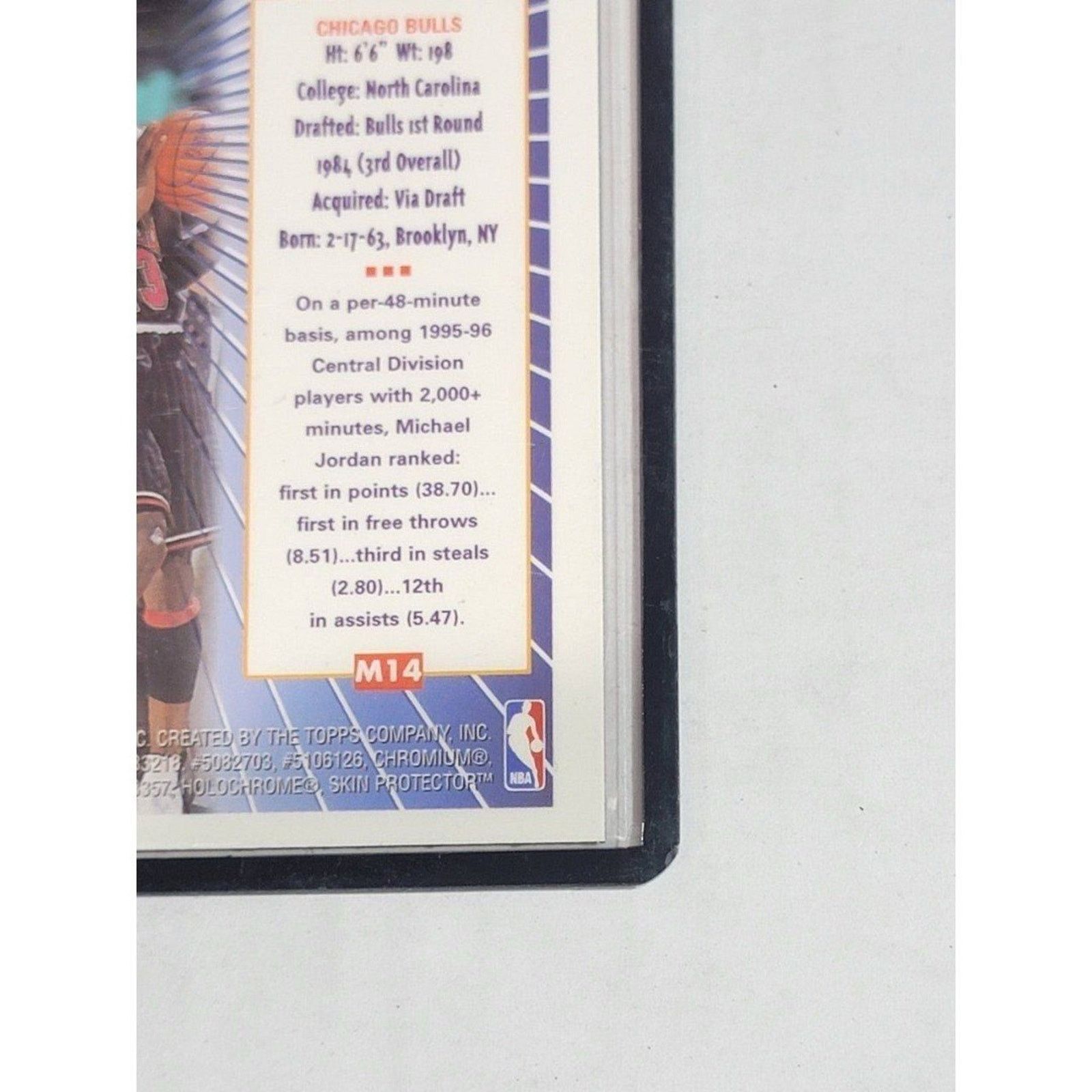 Other Michael Jordan Unpeeled 1996-97 Topps Finest Mystery #M14 Size ONE SIZE - 6 Thumbnail