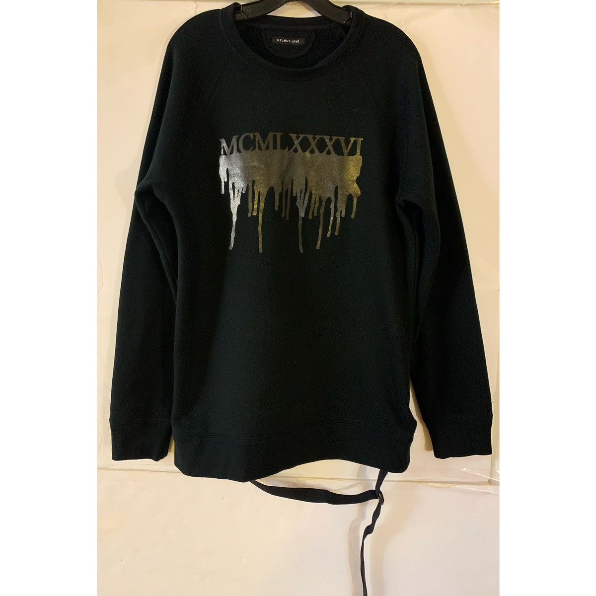 Helmut Lang HELMUT LANG (1986) ROMAN NUMERALS SWEATSHIRT Size US M / EU 48-50 / 2 - 1 Thumbnail