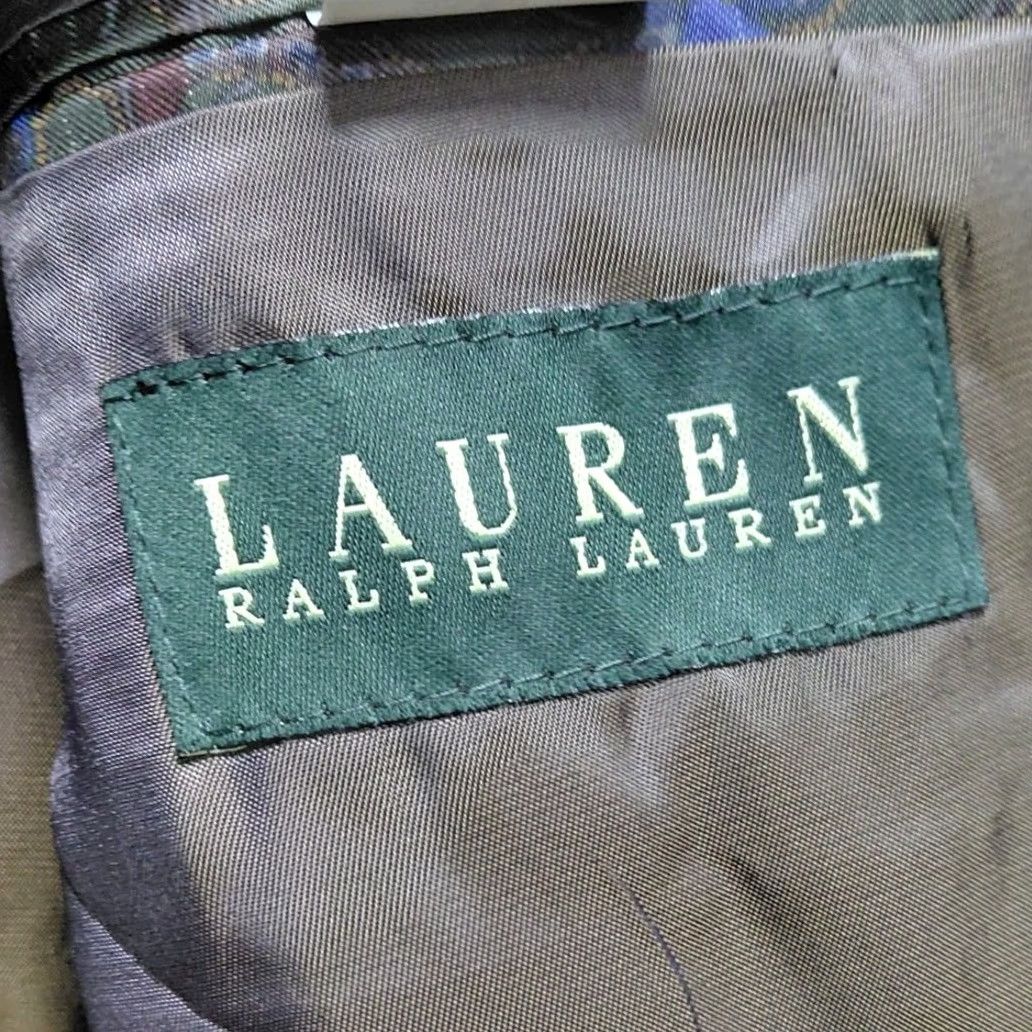 Ralph Lauren LAUREN RALPH LAUREN Wool Blazer Brown Plaid Long Sleeve Classic Men Size 40R Size US L / EU 52-54 / 3 - 4 Thumbnail
