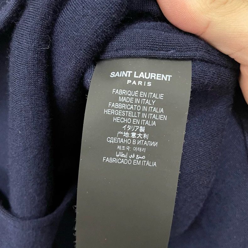 Saint Laurent Paris Saint Laurent Paris Navy Jacket 2505-Nextarrow Size S / US 4 / IT 40 - 6 Thumbnail