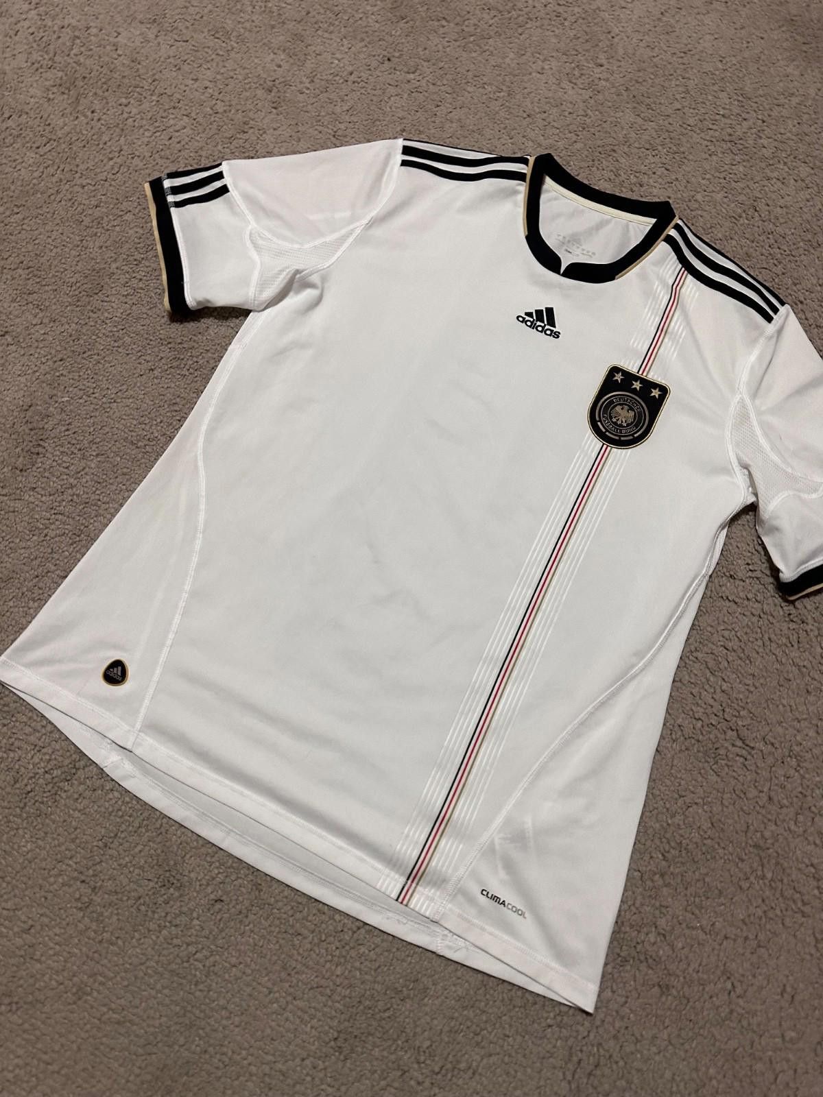 Adidas GERMANY ADIDAS 2010 WORLD CUP FOOTBALL SOCCER HOME JERSEY Size US XL / EU 56 / 4 - 2 Thumbnail