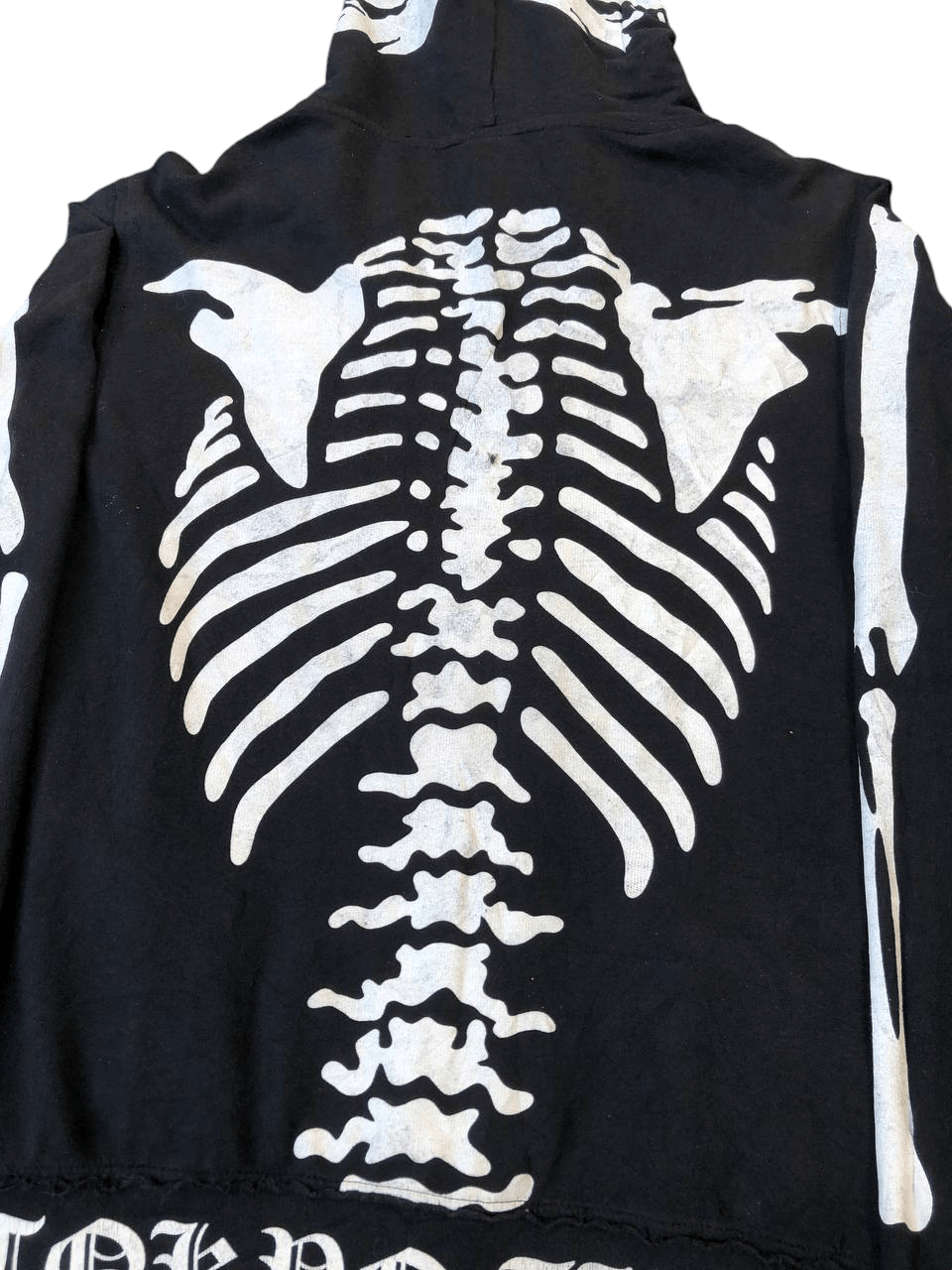 Japanese Brand × Vintage Japanese Brand Tokyo Punk Skeleton Zipper Hoodie Size US M / EU 48-50 / 2 - 16 Thumbnail
