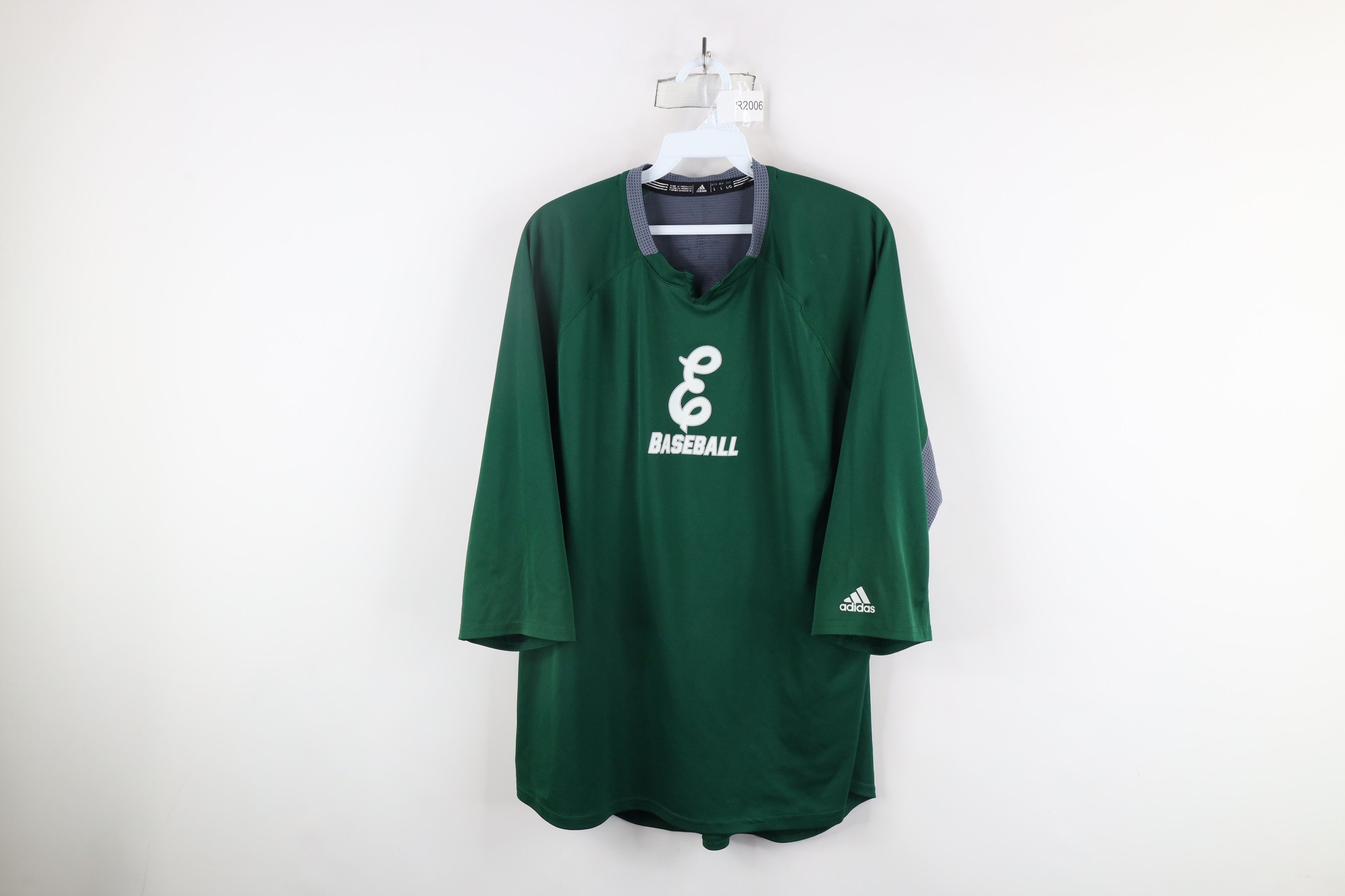 Adidas × Vintage Adidas Eastern Michigan University Baseball Raglan T-Shirt Size US L / EU 52-54 / 3 - 1 Thumbnail