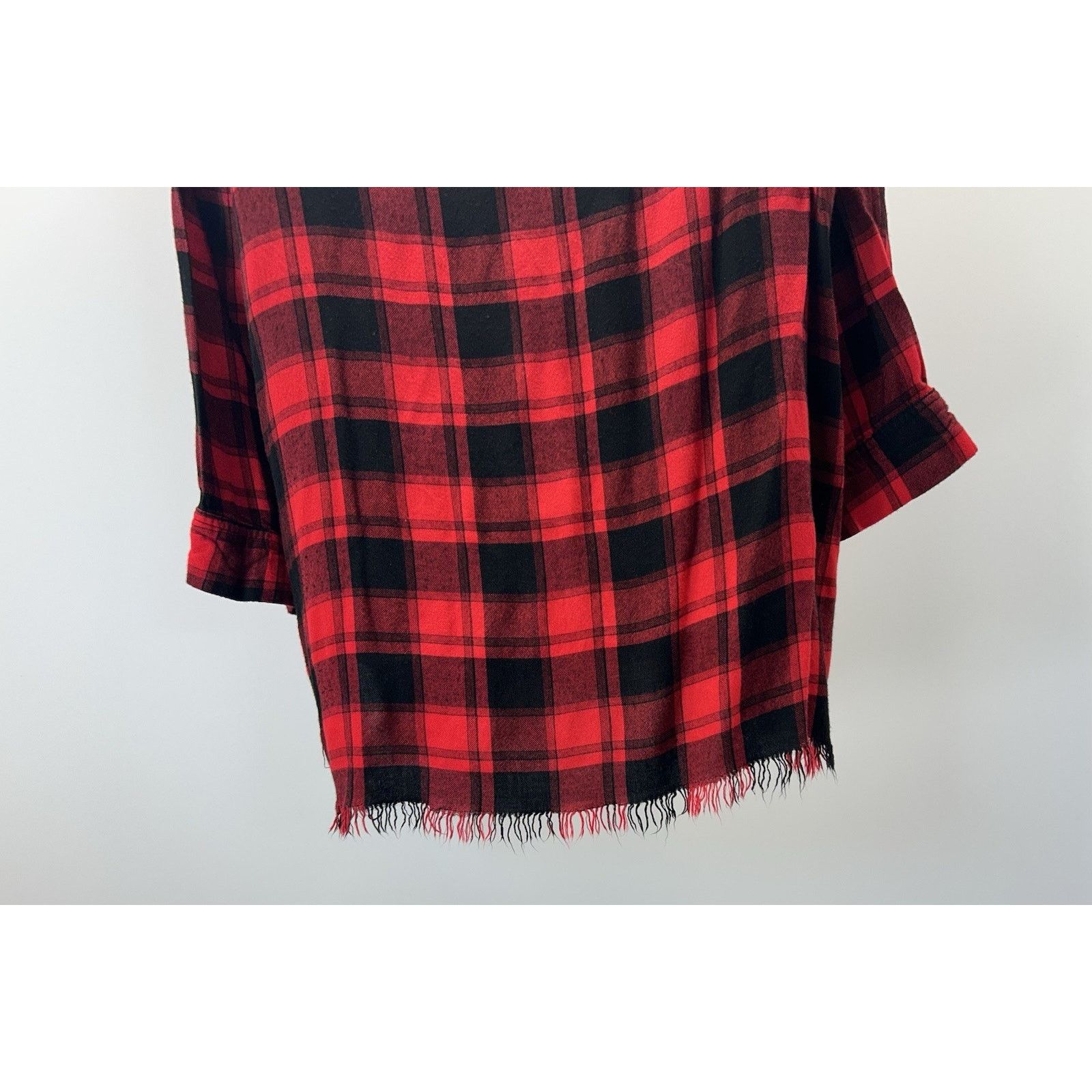Other Umgee Medium Carmen Buffalo Plaid Half Button Tunic XL Size XL / US 12-14 / IT 48-50 - 3 Thumbnail